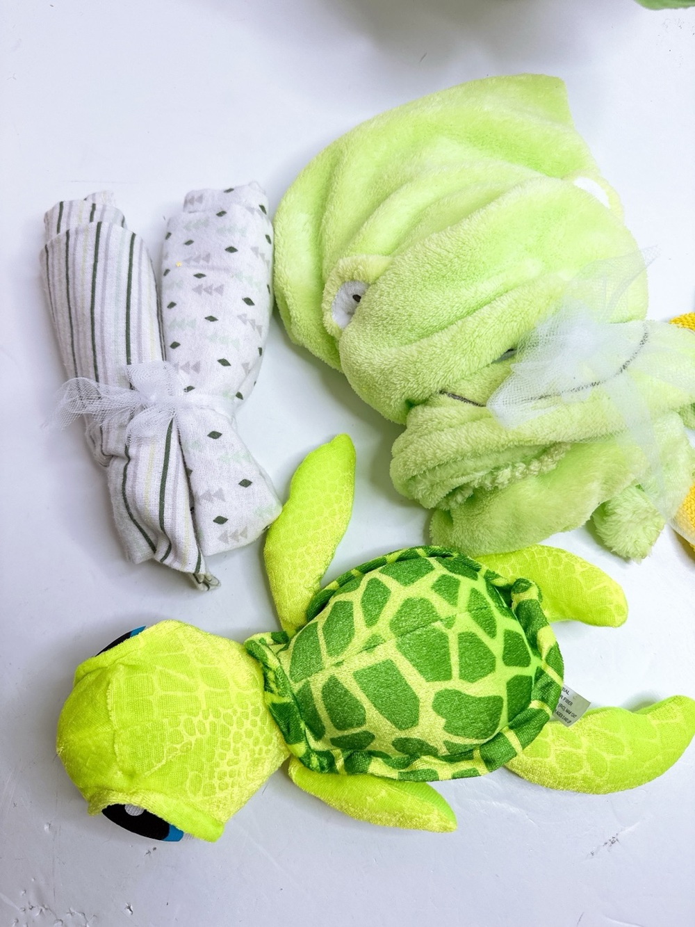 Turtle Baby Boy Gift Basket, Baby Shower Gift - Picture 7 of 11